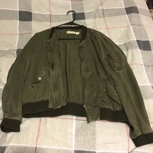 Green army jacket